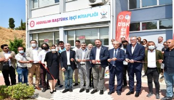 Çiğli’de Abdullah Baştürk işçi kitaplığı açıldı