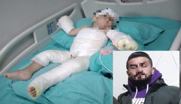 Eşini ve 1.5 yaşındaki bebeğini üzerlerine kolonya dökerek yakan babadan dehşete düşüren ifade