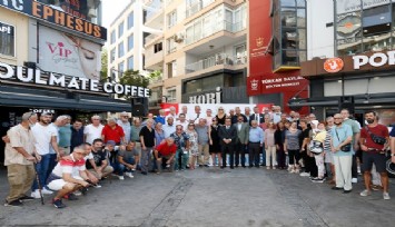 Konak’ta futbol camiasına yakışan anma   