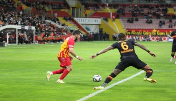 Galatasaray Kayseri'de kayıp: 3-0