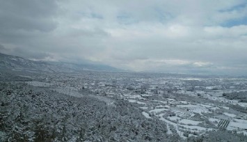 Denizli karlar altında