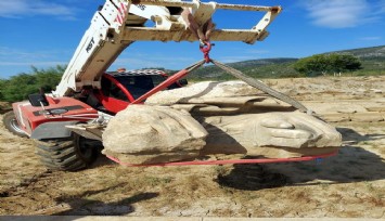 İzmir’de 35 adet yeni antik heykel çıkarıldı