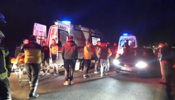 Manisa’da nişana giden aile kaza geçirdi: 1 can kaybı, 5 yaralı