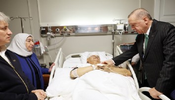 Cumhurbaşkanı Erdoğan Azerbaycan’da kaza geçiren Binali Yıldırım ve Şamil Ayrım’ı hastanede ziyaret etti  