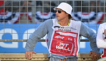 Brad Pitt Formula 1 yarışında