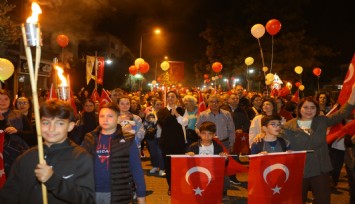 Selçuk'ta cumhuriyet sevinci