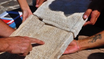 1800 yıllık yazıtın sırrı ortaya çıktı