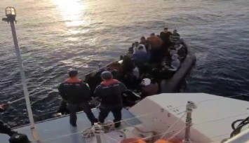 İzmir açıklarında 143 göçmen kurtarıldı