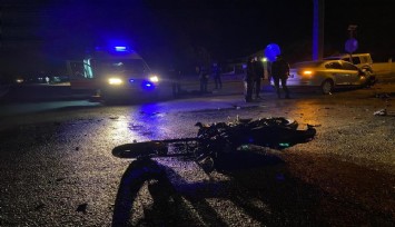 Tire'de motosiklet sürücüsünün acı sonu