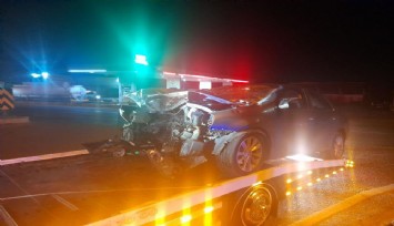 Manisa’da tır ile otomobil çarpıştı: 3 yaralı