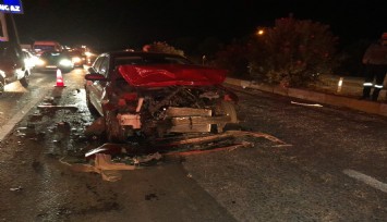 Aydın'da zincirleme trafik kazası: 5 yaralı