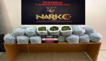İki şehirde operasyon: 72 kilo esrar ele geçti