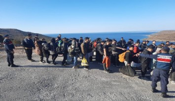 İzmir'de yurt dışına kaçmaya çalışan 180 göçmen yakalandı