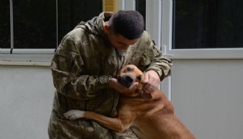 Asker dönüşü “en candan” karşılama