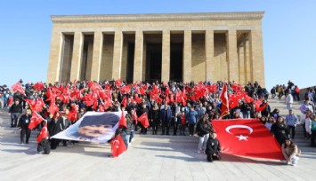 Selçuklu gençler Anıtkabir'de