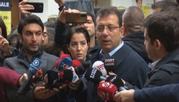 İmamoğlu:  Saksıda suç bulmak yerine saksıyı çalıştırmak lazım
