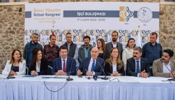 İşçi Buluşması'nda işçileri sevindiren imzalar atıldı: İZENERJİ'de promosyon, İZFAŞ'ta toplu sözleşme sevinci