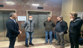 Göztepe Başkanı Ankersen'den yaralanan taraftara ziyaret