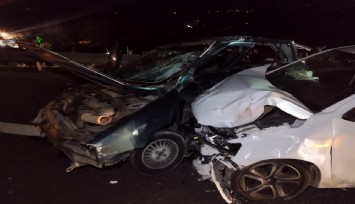 Otobanda feci kaza: 1 can kaybı, 3 yaralı