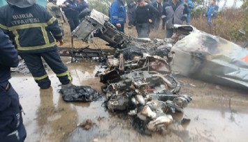 Bursa'da eğitim uçağı düştü: 2 can kaybı