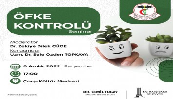 Karşıyaka’da öfke kontrolü semineri