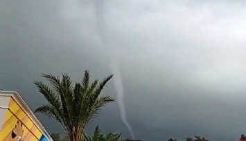 Antalya’da korkutan hortum