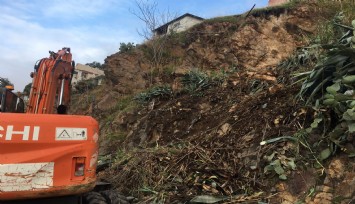 Altınyol’da yağış sonrası çalışma