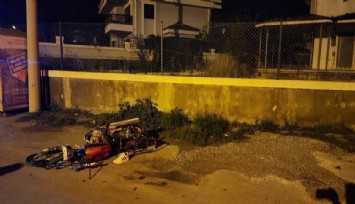 Motosiklet sürücüsünün acı sonu