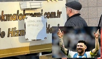 Bu da oldu Bursa'da Messi için lokma dağıtıldı