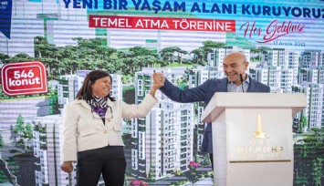 546 dairelik Egeşehir'de temel atma heyecanı... Soyer: Emekçilerimizin hayallerini gerçeğe dönüştürüyoruz