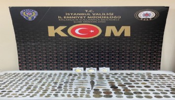 İstanbul’da 448 tane kaçak tarihi eser ele geçirildi