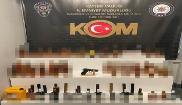 Kayseri’de yılbaşı öncesi sahte alkol operasyonu