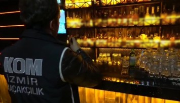 İzmir’de sahte alkol operasyonu