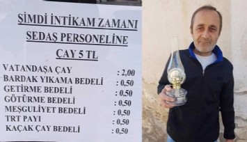 Bolulu çaycı sosyal medyayı salladı!