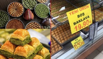 Gaziantep’te boş baklava satışı başladı