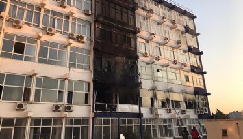 Ege Üniversitesi Hastanesi’nde yangın paniği