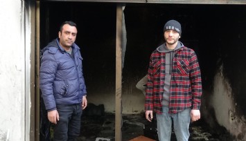 Konak’ta evsiz adam yangında hayatını kaybetti