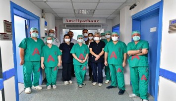 Eşrefpaşa Hastanesinin ameliyathanesi yeniden hizmete alındı