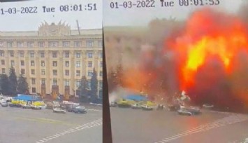 Ukrayna’da belediye binası vuruldu