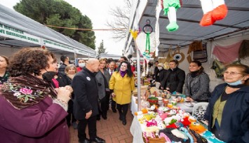 İzmir’de evine ekmek götürmek isteyen her  kadına belediye yardımı