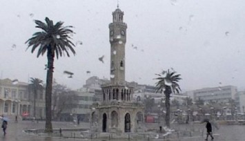 İzmir bulutlu ve yağmurlu