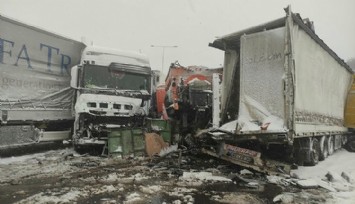 Denizli’de zincirleme kaza
