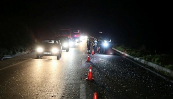 Kaza alanında polis ağır yaralandı