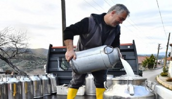 İzmir’de süt üreticilerinden sevindiren haber