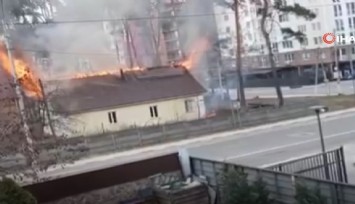 Irpin'de sivil yerleşim alanları vuruldu