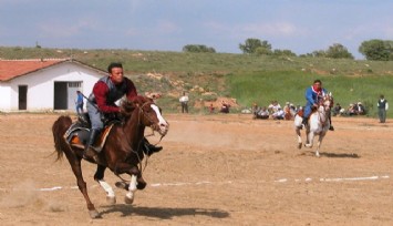 Atlar çarpışınca ciritçi genç ağır yaralandı