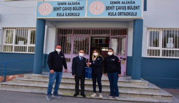 Aliağa Belediyesinden okullara 5 bin 260 kitap