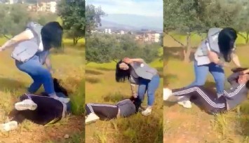 Erkek arkadaşıyla görüşen genç kızı tekme tokat dövüp, cep telefonuyla da kaydettirdi
