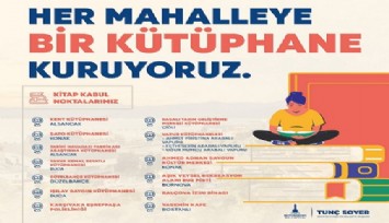 İzmir’de her muhtarlığa bir kütüphane kampanyasında ilk kitaplar geldi