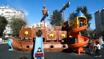 Bayraklı Belediyesinden parklara modern dokunuş